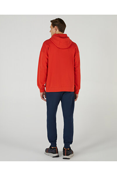 SKECHERS M Essential Hoodie Sweatshirt Erkek Turuncu Sweatshirt S242110-700