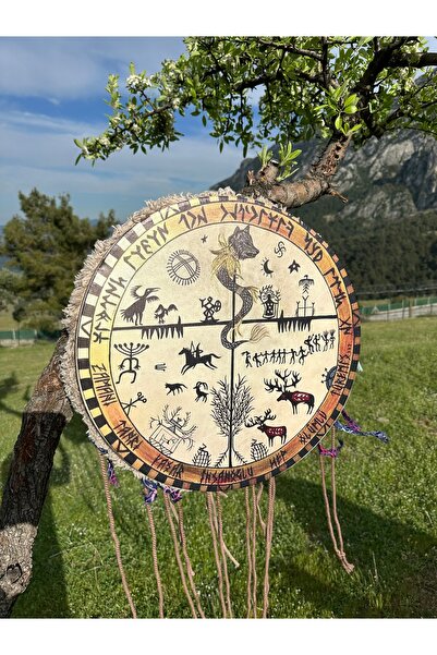 SULTANMUSİCALSHOP Şaman Davulu (45cm) Şamandavulu,shamandavulu,kam Davulu