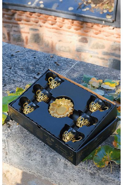 Bilenler Gold Colored Zemzem Set for 6
