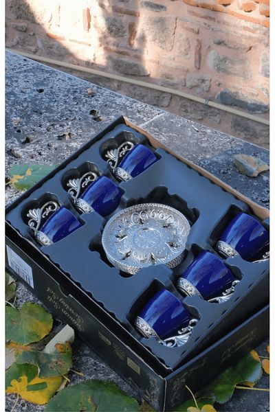 Bilenler Dark Blue Colored Zemzem Set for 6