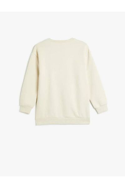 Koton Základní mikina s potiskem Crew Neck