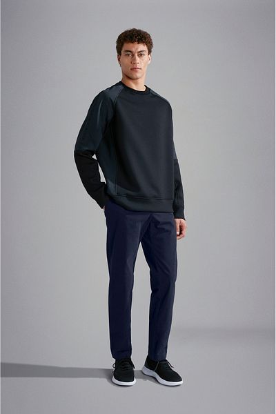 PAUL&SHARK Men's Tight Fit Cotton Stretchy Chino Blue Trousers 14314049 -013