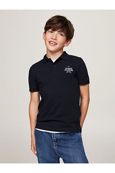 Tommy Hilfiger تي شيرت بولو سادة بأكمام قصيرة وياقة بولو من تومي هيلفيغر بالل...