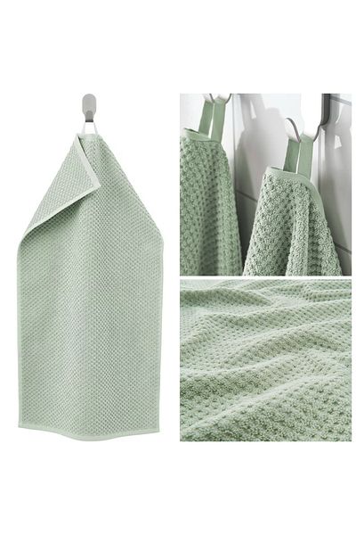 IKEA GULVIAL Verde Pale 40x70 cm Prosop de mână și față cu absorbție ridicată
