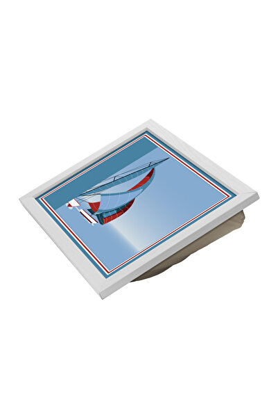 Funny Design Keyif Tepsili Diz Minderi-sailing