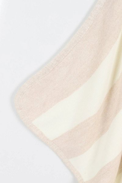 Ege Bebek Plush Welsoft Striped Baby Blanket Inside 90*105 cm