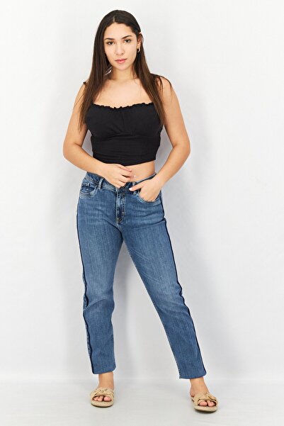 Esprit Women Slim Fit Wash Stretchable Denim, Blue