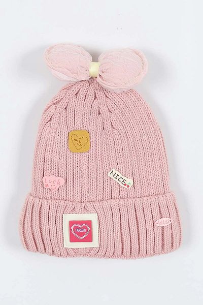 VOY KİDS 4-8 Year Old Girl's Beather with Fleece Inside