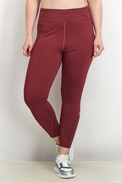 adidas Women Sportswear Fit 7/8 Running Tights, Maroon