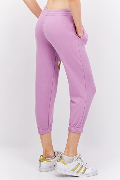 Don't Call Me Jennyfer Women Regular Fit Graphic Pants, Light Purple Combo