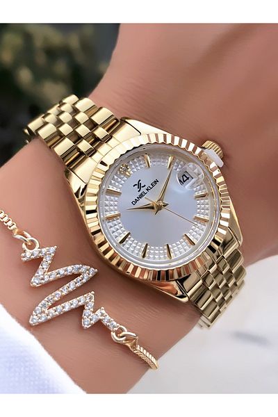 Daniel Klein Invoice Steel Band Women's Watch Bracelet Gift
