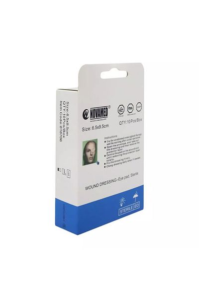 NOVAMED Child Eye Pad 6.5*9.5 (818704)