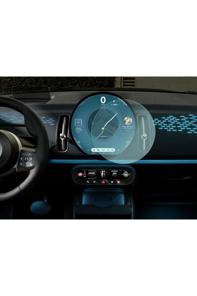 Engo واقي شاشة Mini Countryman مقاس 8.8 بوصة للوسائط المتعددة ومؤشر
