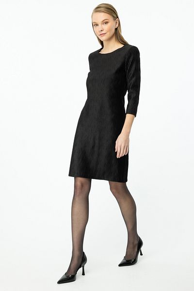 Ekol Black Dress 5139 - Simple Design