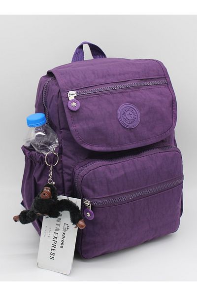 ÇantaExpress Rucsac unisex pentru femei, din material impermeabil, cu husă violet 5200