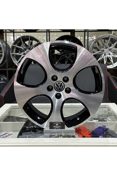 powcan 17 İNÇ 5X100 BLACK DİAMOND POLO DETROİT İTHAL JANT MODELİ (4ADET)