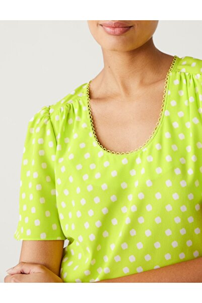 Marks & Spencer Regular Fit Kısa Kollu Bluz