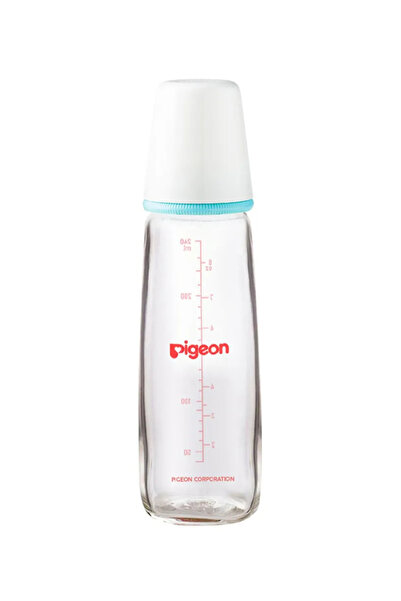 Pigeon Glass Nurser K-8 Bottle, Newborn, 240ml, Clear