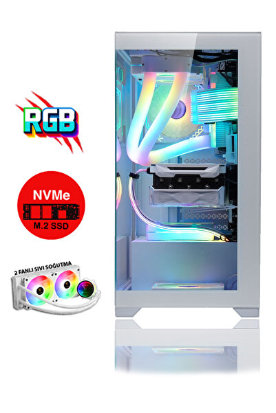 Zeiron Scorpion X70 Ryzen 7 5700X 32GB DDR4 RAM 1TB NVMe M.2 SSD RTX4060 8GB Oyuncu Masaüstü Bilgisayar