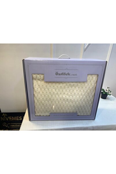 NİVEMESHOME Nivemeshome Bone Polo Bedspread Set - Double Ozdilek