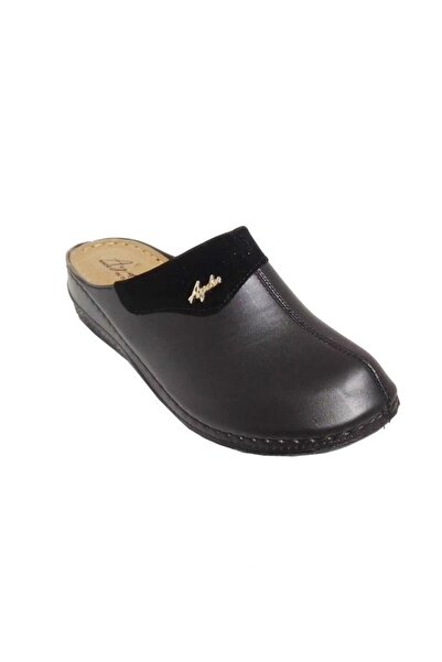 Ayfer 710-24 Δερμάτινες Ανατομικές Γυναικείες Παντόφλες Sabo