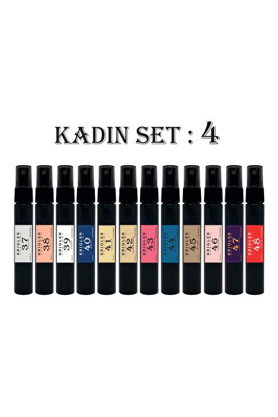 Krigler Set 4 / 12 Adet 30 ml Kadın Parfüm