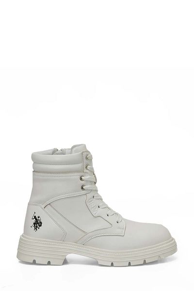 White polo boots sales