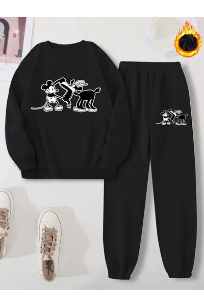 Sezon tekstil ΓΥΝΑΙΚΕΙΟ ΣΕΤ ΦΟΡΜΑΣ ΜΙΚΕΪ ΜΕ ΣΤΑΜΠΑ