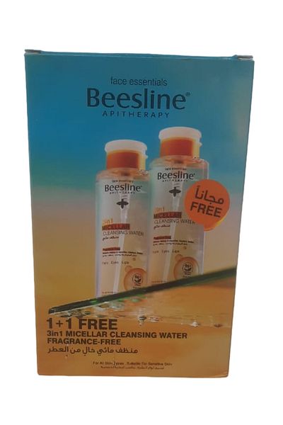 Beesline Beesline Makeup Remover 2*400ml 3 in 1 Water Cleanser 1 1 Free