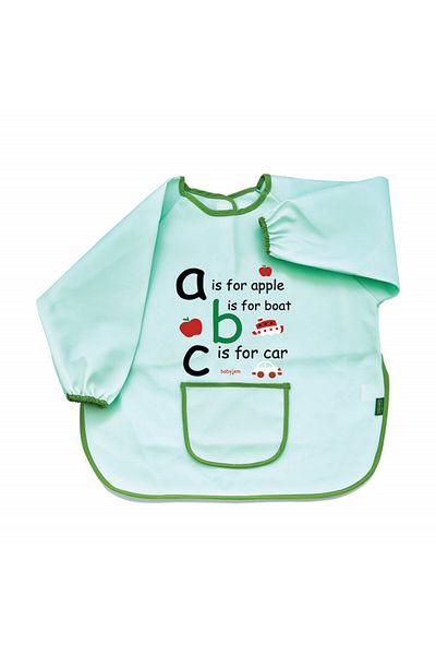 Babyjem Sort cu maneci pentru activitati ABC BabyJem (Culoare: Verde)