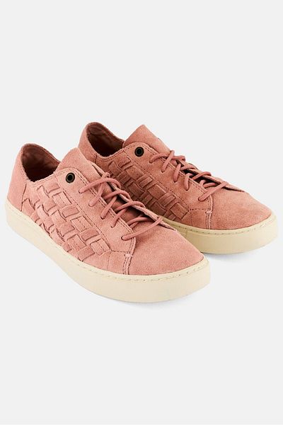 Toms Women Lenox Lace Up Shoes, Pink