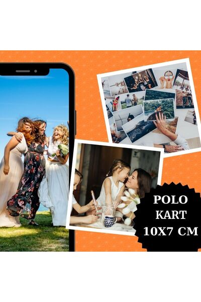 Foto Uysal Polo Kart Fotoğraf Baskı 100 adet 10x7 cm Ebat