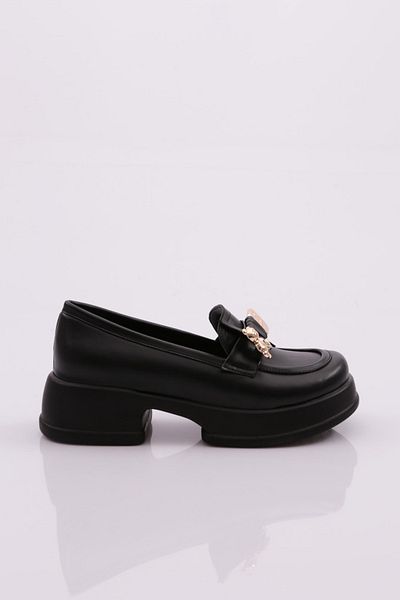 DGN Μαύρο γυναικείο loafer - 4341535