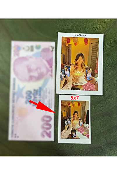 Foto Uysal Polaroid Fotoğraf Baskısı 5x7 Ebat ( 16 adet )
