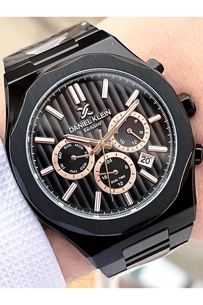 Daniel Klein Men Wrist Watch with Inner Functions Active 30 Mt Water Resistant Fdk.13451F4