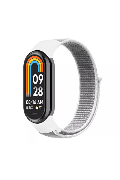 Dexmon Xiaomi Mi Band 8 Mi Band 9 Uyumlu Hasır Örgü Kordon Kayış Bileklik