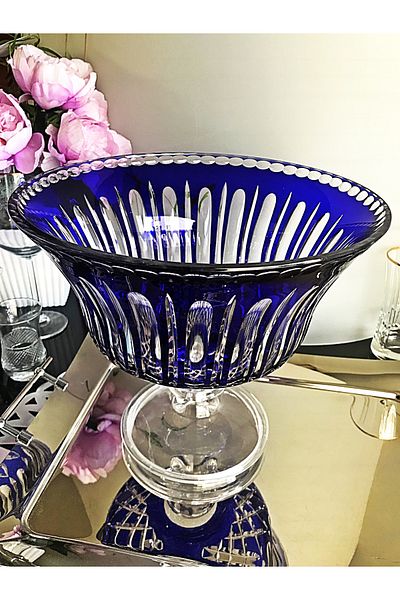 DECOSTYLE 27 cm Big Pedestal Fruit Mouth Cap - 25 cm Height