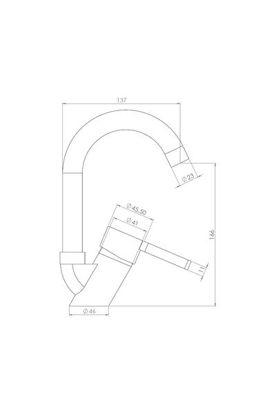 Tema Flora Swan Basin Faucet - 62002