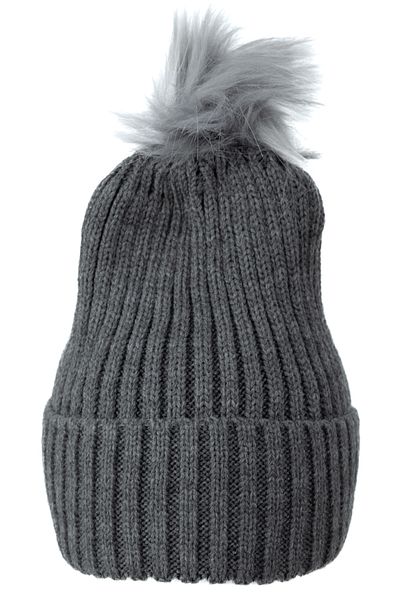 Oppland Women's Winter Thick Pompom Beret Cotton Folded Keep Warm Stretchy Windproof Comfortable