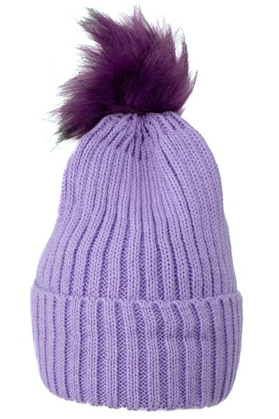 Oppland Women's Winter Thick Pompom Beret Cotton Folded Keep Warm Stretchy Windproof Comfortable