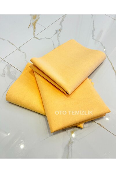 euroist Mikrofiber Güderi Bez, Büyük Boy 50x70cm, Oto Kurulama Bezi, Araba Cam Kaporta Temizlik Bezi 3 Adet