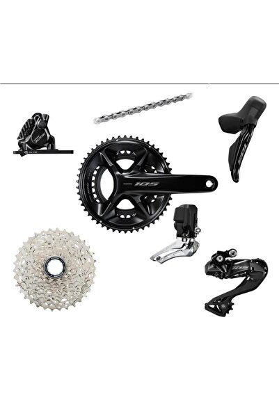 Shimano 105 R7100 Di2 Disk Fren Grupset 12 Vites (50/34T) 170mm