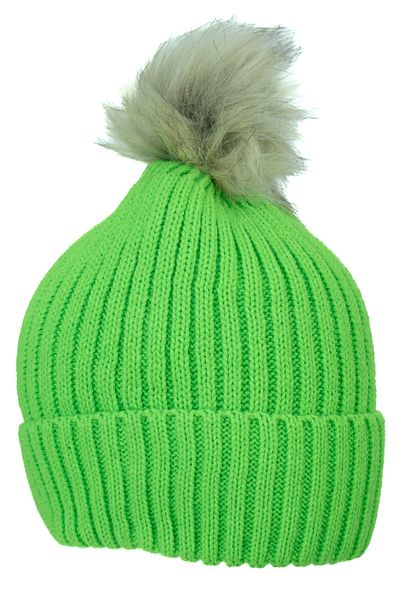 Oppland Women's Winter Thick Pompom Beret Cotton Folded Keep Warm Stretchy Windproof Comfortable
