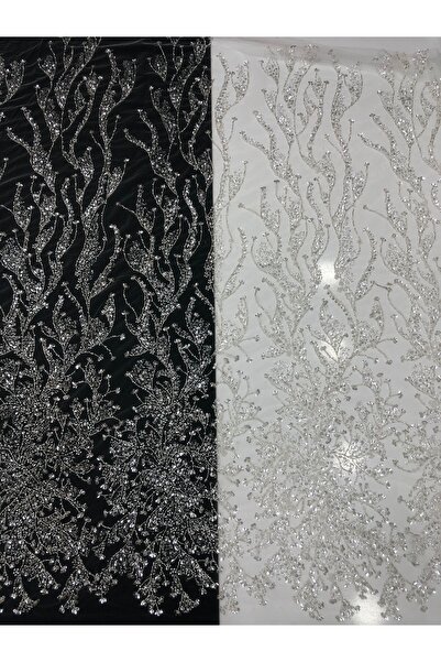 zyngolddantel gelinlik kumaş ve aksesuarları Platin İncili Dantel Yöresel Kıyafet Danteli Boyutlu Abiye Nişanlık Dantel 135cmX100cm