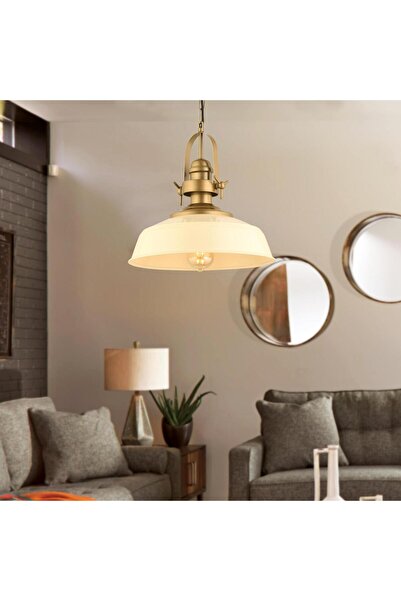 Frezya Tekli Metal Sarkıt Modern Avize