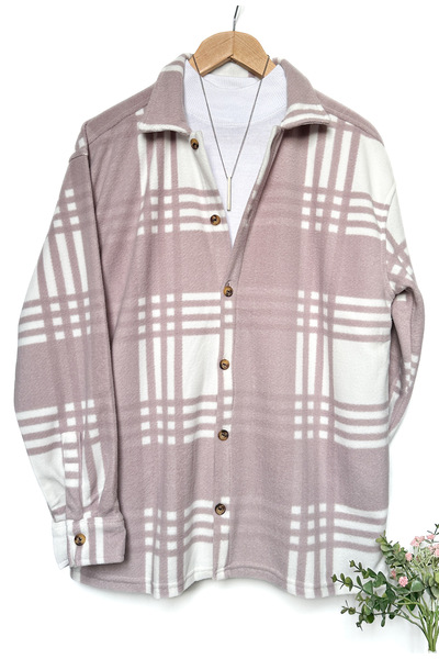 MİRMARONİ قميص رجالي ذو ياقة قميص قطني كبير الحجم