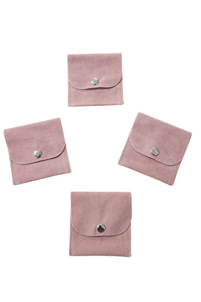 ÖZER KUTU Kadife (SÜET) Zarf Kese Pudra 25 Adet 7x7 cm Boy Takı, Altın Kesesi...