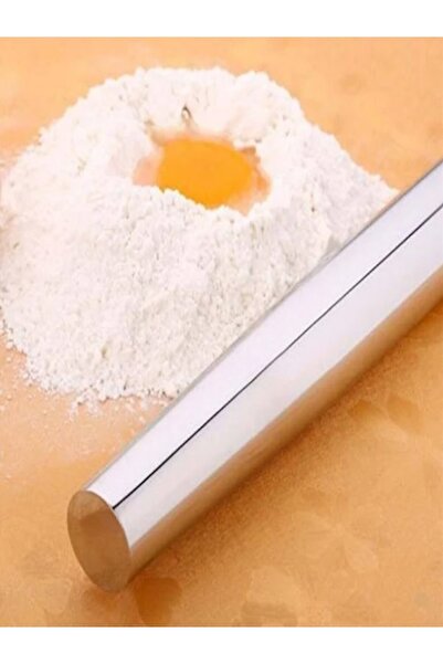 A NEW START Oklava Paslanmaz Krom ÇELİK Hamur Yufka Börek Açmalık (49cm-74cm ...