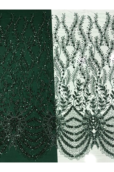 zyngolddantel gelinlik kumaş ve aksesuarları Zümrüt Yeşili Dantel Yöresel Kıy...