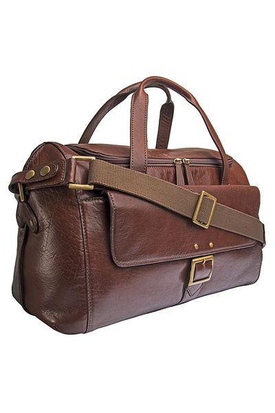 Hidesign VESPUCCI 04 DUFFEL Brown | Premium Leather Travel Bag with Spacious Interior